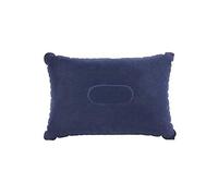 C.A.O. - Oreiller FLOQUE en PVC => Velours - Couleur Bleu - Longueur 40 cm - Largeur 27 cm - Hauteur 13 cm