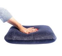 C.A.O. - Oreiller MÉMOIRE DE Forme en Extérieur : Polyester Garnissage : Mousse mémoire de Forme - Couleur Bleu - Longueur 38 cm - Largeur 28 cm - Hauteur 10 cm