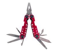 C.A.O. - Pinces multifonction en Acier inoxydable - Couleur Rouge - Longueur 11 cm (ouvert) 7 cm (fermé) 4 cm (lame)