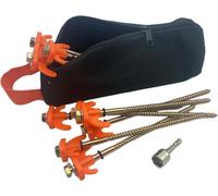 C.A.O. - Piquets à Visser en Acier - Longueur 20,5 cm - Diamètre ø 7,5 mm