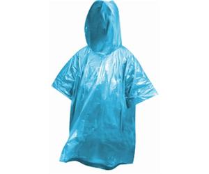 C.A.O. - Ponchos Enfant en PE - Couleur Bleu - Longueur 0,95 m - Largeur 0,75 m - Hauteur 0,03 mm (épaisseur)