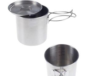 C.A.O. - Popote bouilloire 0,60 litres en Inox - Hauteur 9 cm - Diamètre ø 10 cm