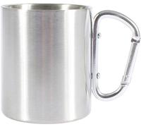 Tasse inox avec poignée mousqueton cao 0,3l double paroi