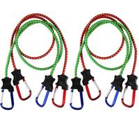 C.A.O. - Sandows à Mousqueton en Sandow élastique polypropylène/Aluminium/Plastique - Longueur 1 m - Diamètre ø 8 mm (Lot de 2)