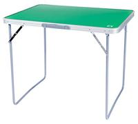 C.A.O. - Table de Camp en Aluminium - Couleur Verte - Longueur 80 cm - Largeur 60 cm - Hauteur 70 cm - Diamètre ø 8 cm