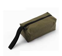 c à outils à glissière polyvalent en tissu oxford large pochette de stockage portable pour outils accessoires de voyage Construction artistes 25 x 10 x 10cm (Green L Taille)