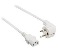 C?ble Alimentation Schuko mâle coud? IEC-320-C13 Droit 2.00 m Valueline Blanc