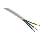 C?ble d'alimentation ?lectrique HO5VV-F 3G2,5 Blanc - 25m