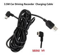 C¿Ble De Micro Cam¿Ra De Tableau De Bord De Voiture,Mini Navigateur Gps,C¿Ble De Prise D'alimentation De Transfert,Micro Mini Charge,3.5m,3.5m - Type Mini Left