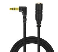 C ble d'extension audio ienza de 3,7 m (3,7 m) pour microphone, casque et haut-parleur, 3,5 mm TRS m le vers TRS femelle, compatible avec Rode, B
