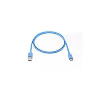 WE Connect Câble plat USB-C vers USB 1m pour Samsung S8/S9/S10 Bleu