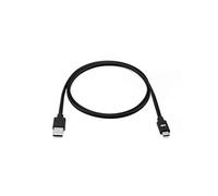 C ble USB-C m le/USB A m le plat 2 m