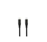 C ble USB-C m le/USB-C m le/m le en nylon tressé 1.50m