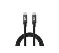 C ble USB-C m le/USB-C m le/m le en nylon tressé 2m