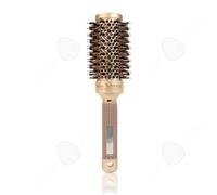 C brosse à cheveux Brosse Ronde Brushing poil de sanglier Anti-statique Brosse pour Séchage Coiffage Brillant et Sans Frisottis
