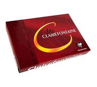 C BY CLAIREFONTAINE Ramette 250 Feuilles Papier 100g A4 210x297 mm Vélin Blanc extrême