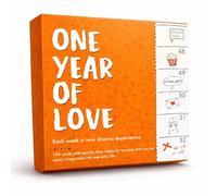 C + C FÜR PAARE One Year of Love Box - 52 idées romantiques, questions et activités pour couples comme cadeau d'anniversaire, de Saint-Valentin pour reconnecter et renforcer votre relation
