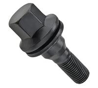 C CARBONADO boulon de roue M12 x 1,25 SW17 essieu arrière essieu Noirs pour Montage Jantes Aluminium et Acier