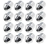 C CARBONADO Lot de 16 Écrous de Roue M12 x 1,5 31mm vis coniques Zingués SW19 pour Montage Jantes Aluminium et Acier