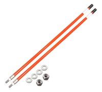 C CLINK Kit de repères de lame de chasse-neige 61 cm vertical à goujon orange frappant qui ne se casse jamais pour la plupart des chasse-neige Blizzard Boss SNO-Way Western Meyer Polaris charrue Mark