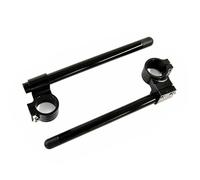 C Compatible Avec MT-25 Pour MT-03 Pour YZF R3 2015 2016 2017 2018 41MM Fourche Clip-On Clip-Ons Guidon Riser Bars Moto Guidon Pince Montante(Black)