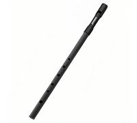 C/D Key Flûte irlandaise en étain 6 trous instrument de musique traditionnel avec contrôle de la respiration et réactivité (noir C)