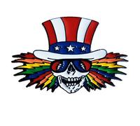 C&D Visionary Épinglette en métal « Grateful Dead Uncle Sam » - Rouge, bleu, blanc, jaune
