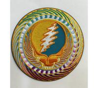 C&D Visionary Grateful Dead Sunburst SYF Patch Jaune Violet Bleu
