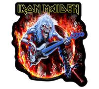 C&D Visionary Iron Maiden Autocollant Anneau de feu Noir/rouge