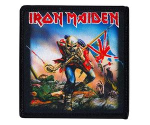 C&D Visionary Iron Maiden Écusson drapeau britannique Noir/rouge