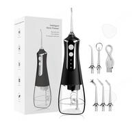 C Detartreur dentaire 300 ml capacité du réservoir d'eau de avec 5 buses 3 modes hydropulseur électrique portable rechargeable par