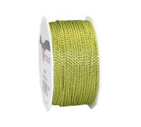 C.E. Pattberg MOSEL Ficelle citron vert, 50 m de Cordelette Tissée, Largeur 2 mm, Accessoire pour Décoration, Bricolage, Travaux Manuels et Emballage Cadeau