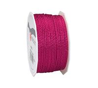 C.E. Pattberg MOSEL Ficelle rose, 50 m de Cordelette Tissée, Largeur 2 mm, Accessoire pour Décoration, Bricolage, Travaux Manuels et Emballage Cadeau