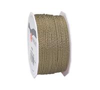 C.E. Pattberg MOSEL Ficelle taupe, 50 m de Cordelette Tissée, Largeur 2 mm, Accessoire pour Décoration, Bricolage, Travaux Manuels et Emballage Cadeau