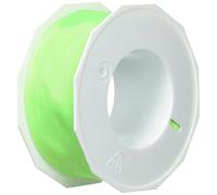 C.E. Pattberg NEON DREAM Ruban Cadeau Taffetas avec Fil Métallique citron vert, 20 m de Ruban à Nouer pour Présents Colorés, Largeur 40 mm, Accessoire pour Décoration, Bricolage et Emballage Cadeau