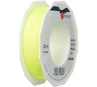 C.E. Pattberg NEON DREAM Ruban Cadeau Taffetas avec Fil Métallique jaune, 20 m de Ruban à Nouer pour Présents Colorés, Largeur 25 mm, Accessoire pour Décoration, Bricolage et Emballage Cadeau