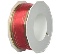 Präsent C.E. Pattberg Chamonix Ruban métallique Rouge/Vert 40 mm x 20 m