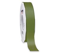 C.E. Pattberg Präsent Europa Ruban Taffetas Vert Olive Largeur 25 mm Longueur 50 m