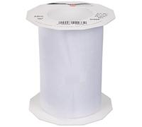 C.E. Pattberg SHEER blanc Ruban en Organza scintillant et soyeux, Rouleau de 25 m, Largeur 112 mm, Accessoire de Décoration & Bricolage, Ruban Décoratif pour Présents et Table de Fête