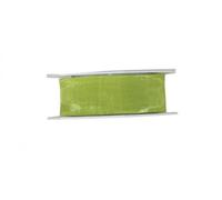 C.E. Pattberg SHEER citron vert Ruban en Organza scintillant et soyeux, Rouleau de 25 m, Largeur 40 mm, Accessoire de Décoration & Bricolage, Ruban Décoratif pour Présents et Table de Fête