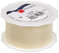 C.E. Pattberg SHEER crème Ruban en Organza scintillant et soyeux, Rouleau de 25 m, Largeur 40 mm, Accessoire de Décoration & Bricolage, Ruban Décoratif pour Présents et Table de Fête