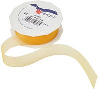 C.E. Pattberg SHEER jaune soleil Ruban en Organza scintillant et soyeux, Rouleau de 25 m, Largeur 25 mm, Accessoire de Décoration & Bricolage, Ruban Décoratif pour Présents et Table de Fête