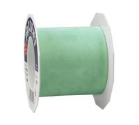 C.E. Pattberg SHEER vert menthe Ruban en Organza scintillant et soyeux, Rouleau de 25 m, Largeur 72 mm, Accessoire de Décoration & Bricolage, Ruban Décoratif pour Présents et Table de Fête