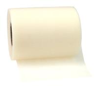 PRÄSENT C.E. Pattberg Verona Rouleau de Tulle Blanc crème, 50 m de Rouleau Tulle Blanc, Largeur 112 mm, Ruban décoration Mariage champêtre, Couture et Emballage de Cadeaux