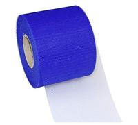 PRÄSENT Ruban de Tulle, Plastique, Bleu Marine, 72mm-50m