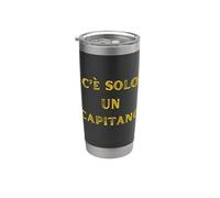 C’è SOLO UN CAPITANO Gobelet isotherme en acier inoxydable double paroi