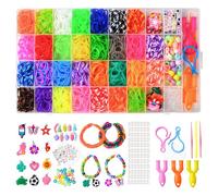 C élastiques 2 500 pièces en 30 couleurs Accessoires variés Stimuler une créativité sans limites Cadeau idéal Elastique Bracelet