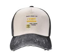 C’est ce Que Je Fais Je Visite Sirènes et Je Sais Choses Casquette de Baseball Chapeaux Uniques Chapeau Garçon Enfant Femmes