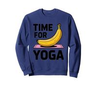 C est l Heure du Yoga Banane drôle Sweatshirt