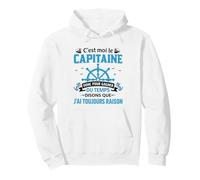 C’est Moi Le Capitaine Humour Drôle Marin Bateau Navigation Sweat à Capuche